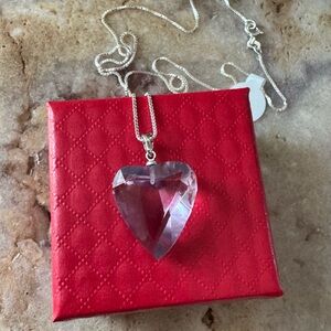 Amethyst heart necklace